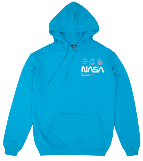 Space Shuttle Graphic Hoodie – Blue sku: M-INH 77