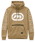 Ecko Unltd. Tan Pullover Hoodie with Sleeve Graphics