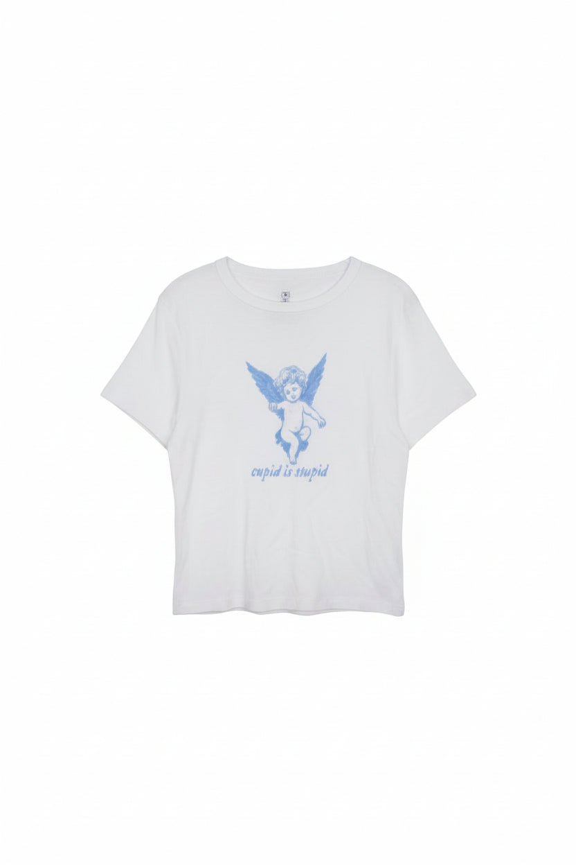 SKU: 166-INH
Cupid Is Stupid Angel Graphic T-Shirt