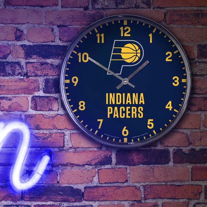 Indiana Pacer Chrome Clock     Sku: 2779523-win
