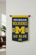 Michigan Wolverines Primary Wool Banner 24" x 38" is available to buy in increments of 1    sku: 48893322-wc